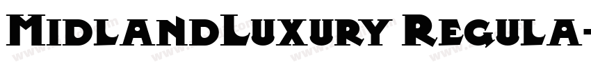 MidlandLuxury Regula字体转换